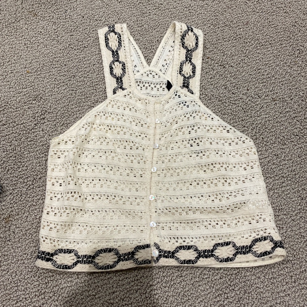 zara knitted tank